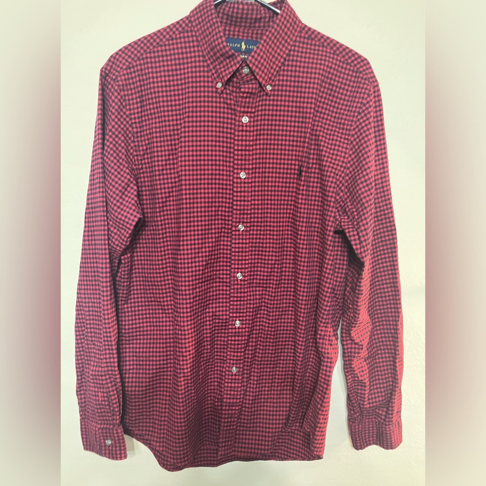 Ralph Lauren long sleeve button up shirt L Slim Fit